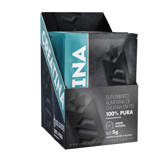 Creatina Monohidratada 100% Pura Sachês 5g - 30Un