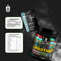 Kit: Creatina 250g + Pré Treino Evolution 300g - Soldiers Nutrition