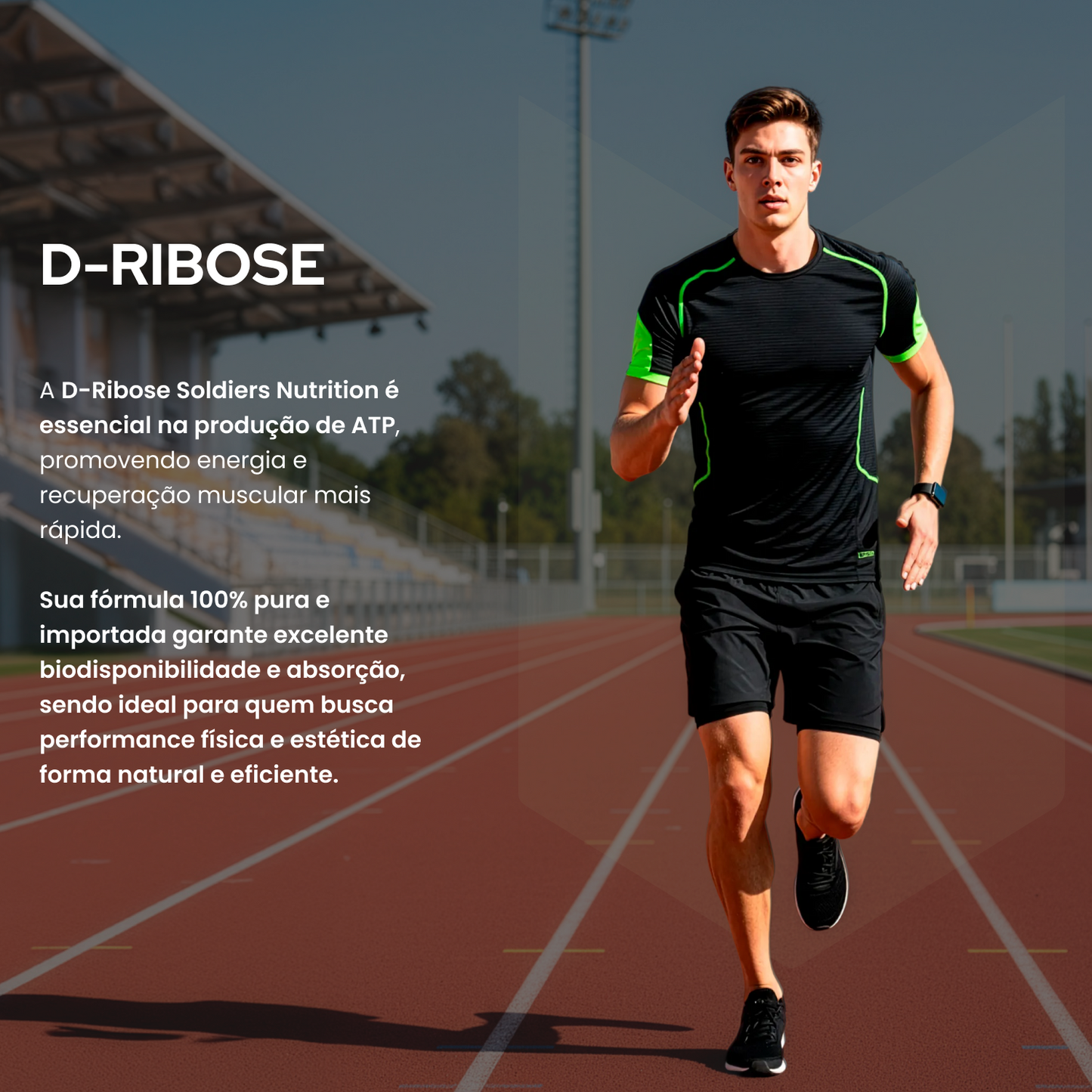 D - Ribose 1Kg - 100% Puro Importado - Soldier Nutritions