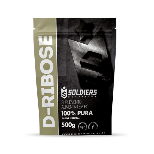 D - Ribose 500g - 100% Puro Importado - Soldier Nutrition