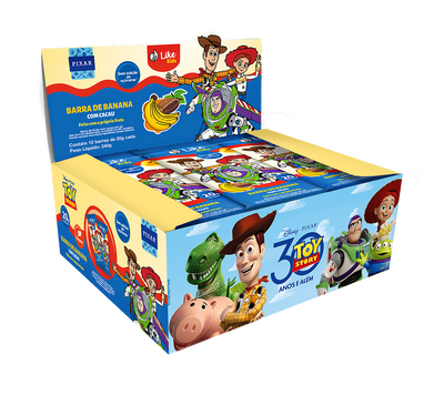 Barra Banana Cacau Sem Açúcar Vegana  Caixa 6 Un - Like Kids