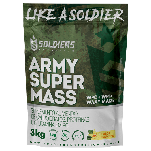 Hipercalórico Army Super Mass 3Kg - Soldiers Nutrition