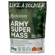 Hipercalórico Army Super Mass 3Kg - Soldiers Nutrition