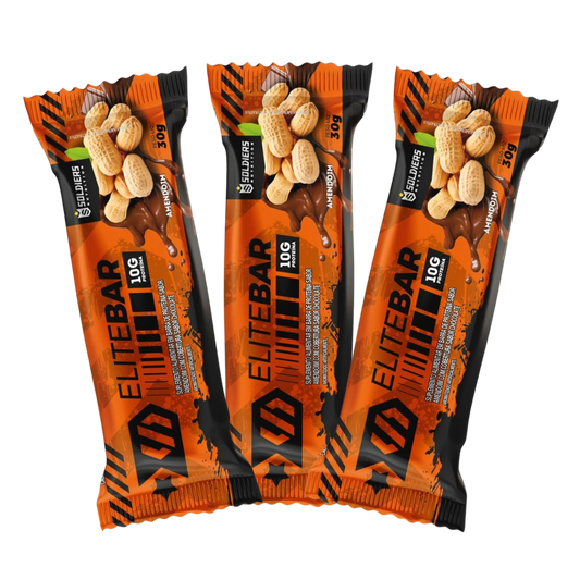 Kit: Elitebar 30g Barra De Proteína 3Un - Soldiers Nutrition
