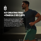 Kit Creatina 150g + Ômega 3 1000mg 90 Cáps 2