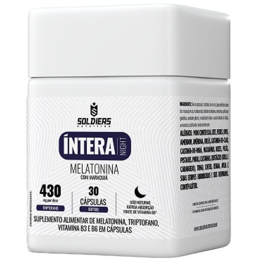 Melatonina com L-Triptofano 30 Cáps - Íntera Night