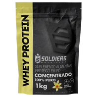 Whey Protein Concentrado 60% 1kg - Soldiers Nutrition