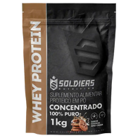 Whey Protein Concentrado Cookies 1kg - Soldiers Nutrition