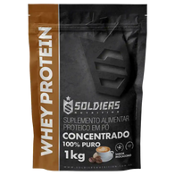 Whey Protein Concentrado Mocaccino 1Kg - Soldiers Nutrition