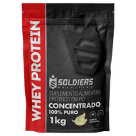 Whey Protein Concentrado Natural 1Kg - Soldiers Nutrition