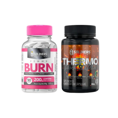Kit: Femme Burn + Thermo Dark - Soldiers Nutrition