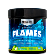 Pré-Treino Flames Maça Verde 200g - Soldiers Nutrition
