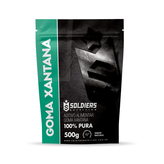 Goma Xantana 500g - 100% Puro Importado - Soldiers Nutrition