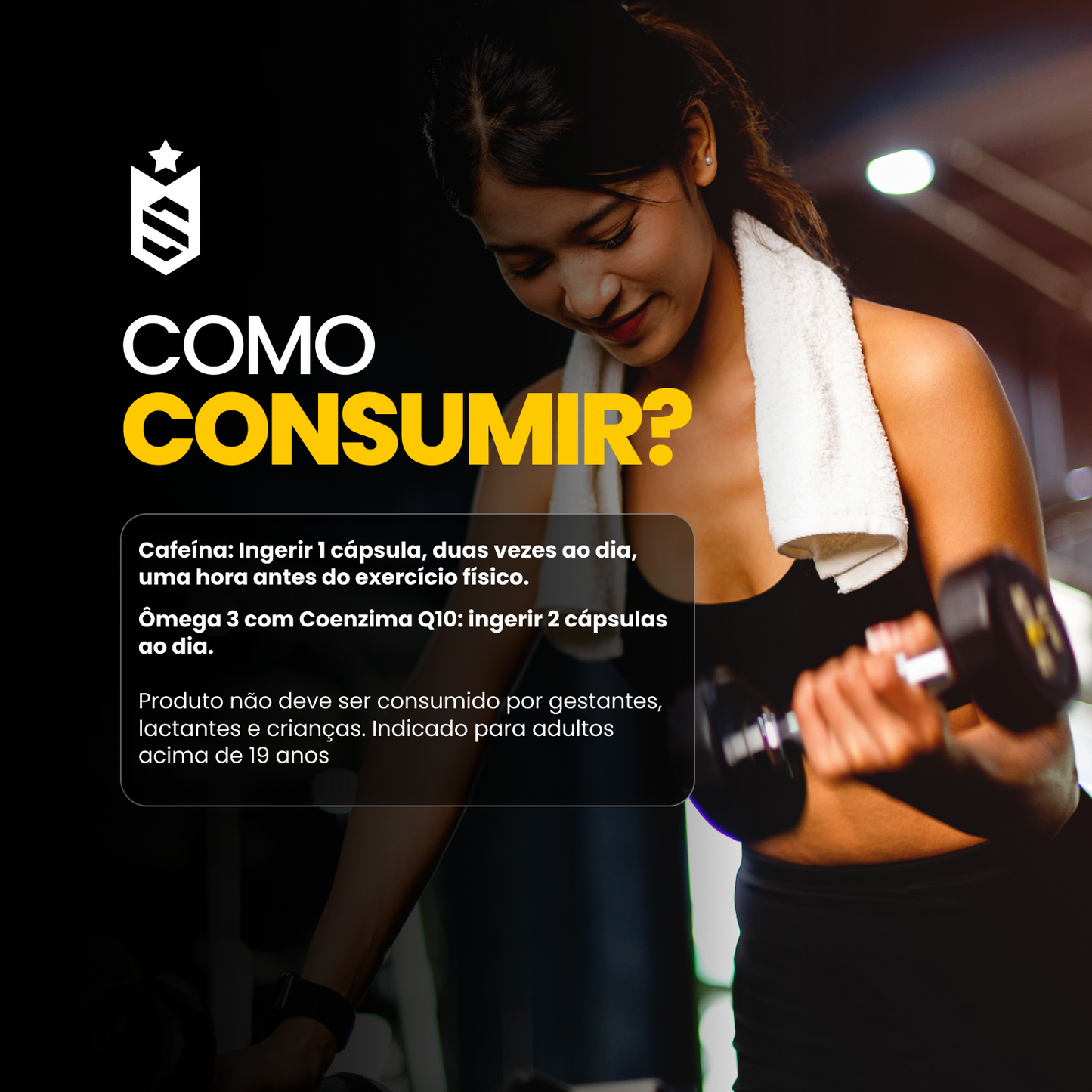Kit Cafeína 60 Cáps + Ômega 3 com Coenzima Q10 60 Cáps