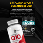 Kit Coenzima Q10 100mg 60 Cáps + Creatina Monohidratada Pote 300g 5