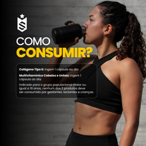 Kit Colágeno Tipo II 30 Cáps  + Multivitamínico Cabelos e Unhas 30 Cáps