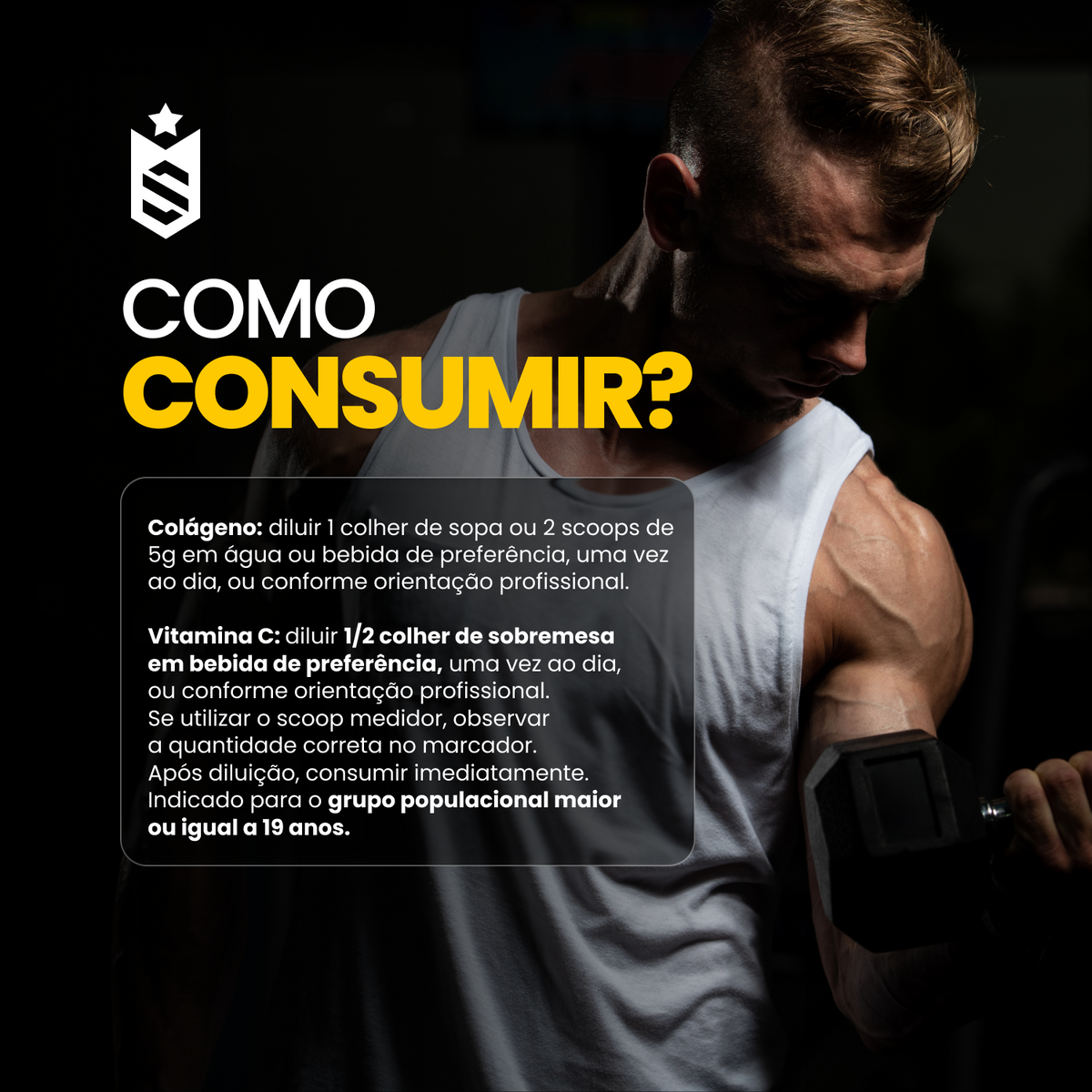 Kit Colágeno 1Kg + Vitamina C Em Pó 500g