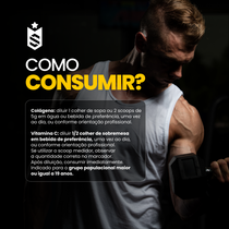 Kit Colágeno 1Kg + Vitamina C Em Pó 500g