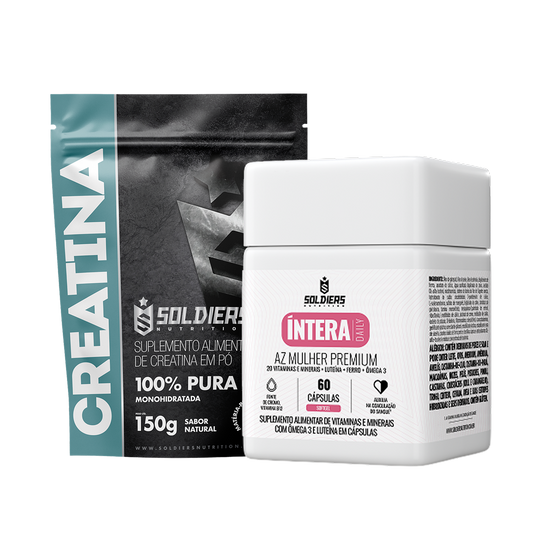 Kit Creatina 150g + AZ Mulher 60 Cáps