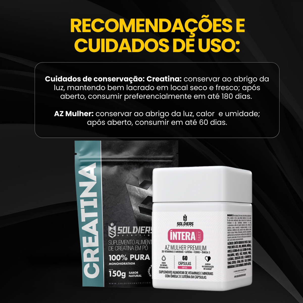Kit Creatina 150g + AZ Mulher 60 Cáps