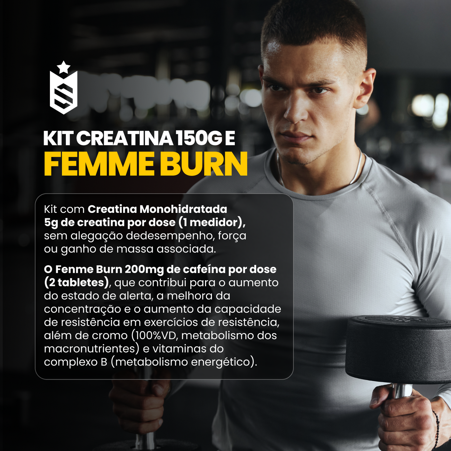 Kit Creatina 150g + Femme Burn 90 Tabletes