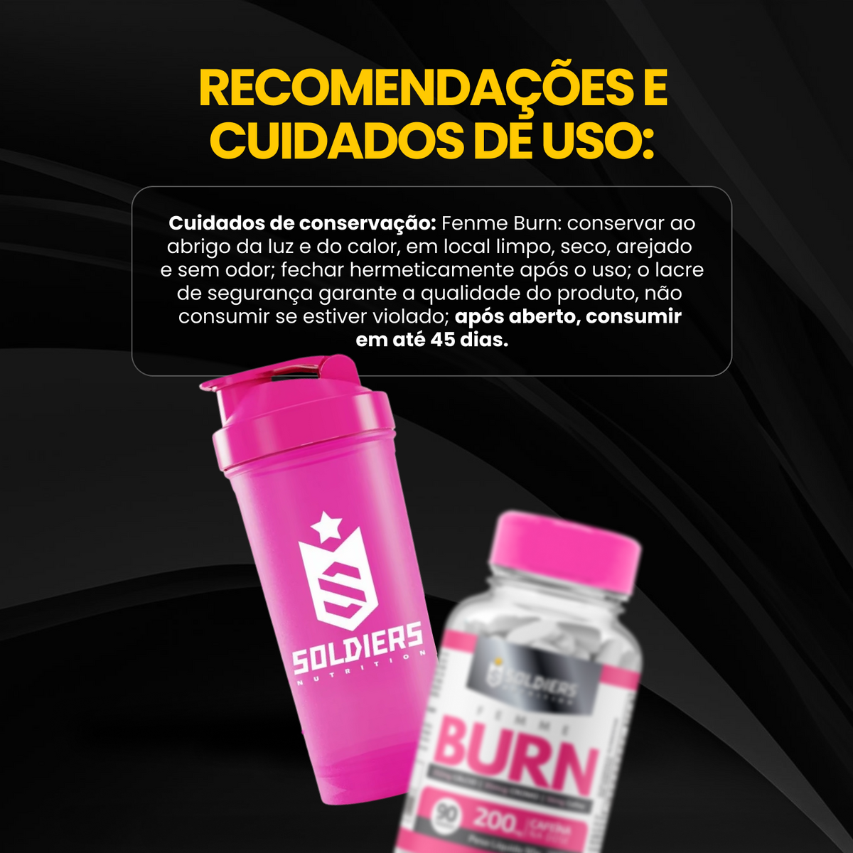 Kit Femme Burn 90 Tabletes + Coqueteleira Slim Pink 600ml