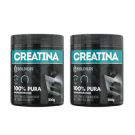 Kit: 2x Creatina Pote 300g - Soldiers Nutrition