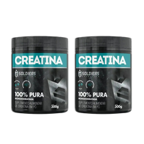 Kit: 2x Creatina Pote 300g - Soldiers Nutrition
