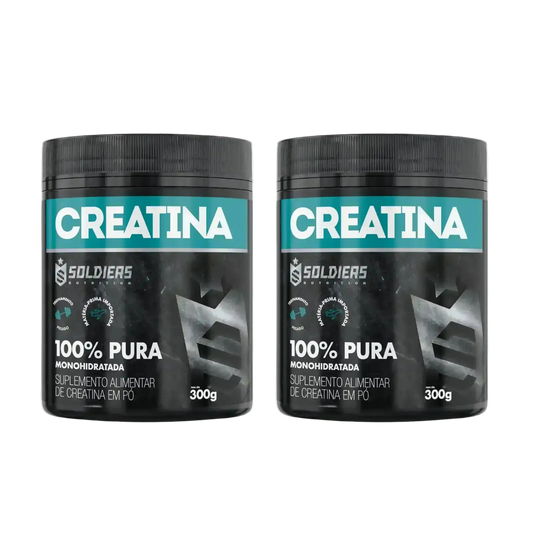 Kit: 2x Creatina Pote 300g - Soldiers Nutrition