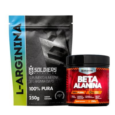 Kit Arginina 250g + Beta Alanina 250g