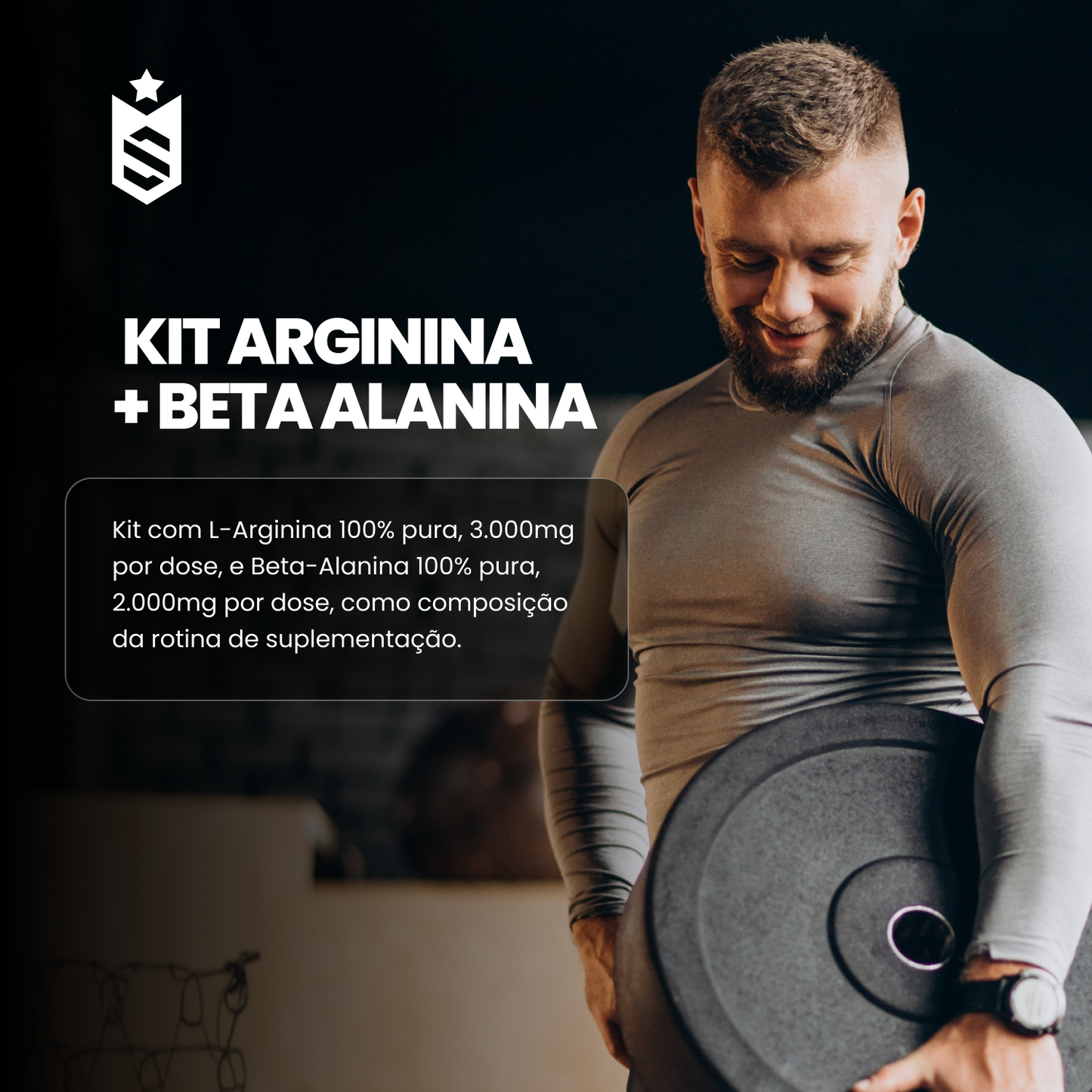 Kit Arginina 250g + Beta Alanina 250g