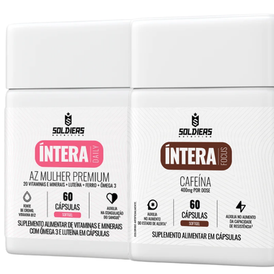 Kit AZ Mulher 60 Cáps + Cafeína 400g  60 Cáps