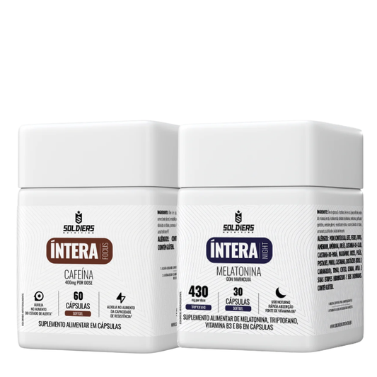 Kit Cafeína 60 Cáps + Melatonina Focus 30 Cáps