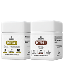 Kit Cafeína 60 Cáps + Ômega 3 com Coenzima Q10 60 Cáps