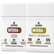Kit Cafeína 60 Cáps + Ômega 3 com Coenzima Q10 60 Cáps