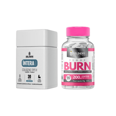 Kit: Colágeno Intera + Femme Burn - Soldiers Nutrition