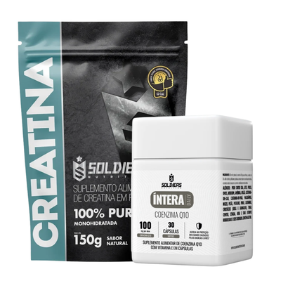 Kit Creatina 150g + Coenzima Q10 30 Cáps