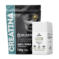 Kit Creatina 150g + Ômega 3 1000mg 90 Cáps