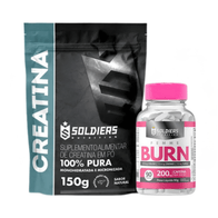 Kit: Creatina 150g + Femme Burn - Soldiers Nutrition