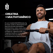 Kit Creatina 250g + Multivitamínico 60 Cáps