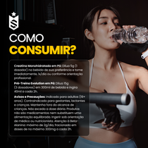 Kit Creatina 250g + Pré Treino Evolution 300g