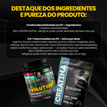 Kit Creatina 250g + Pré Treino Evolution 300g