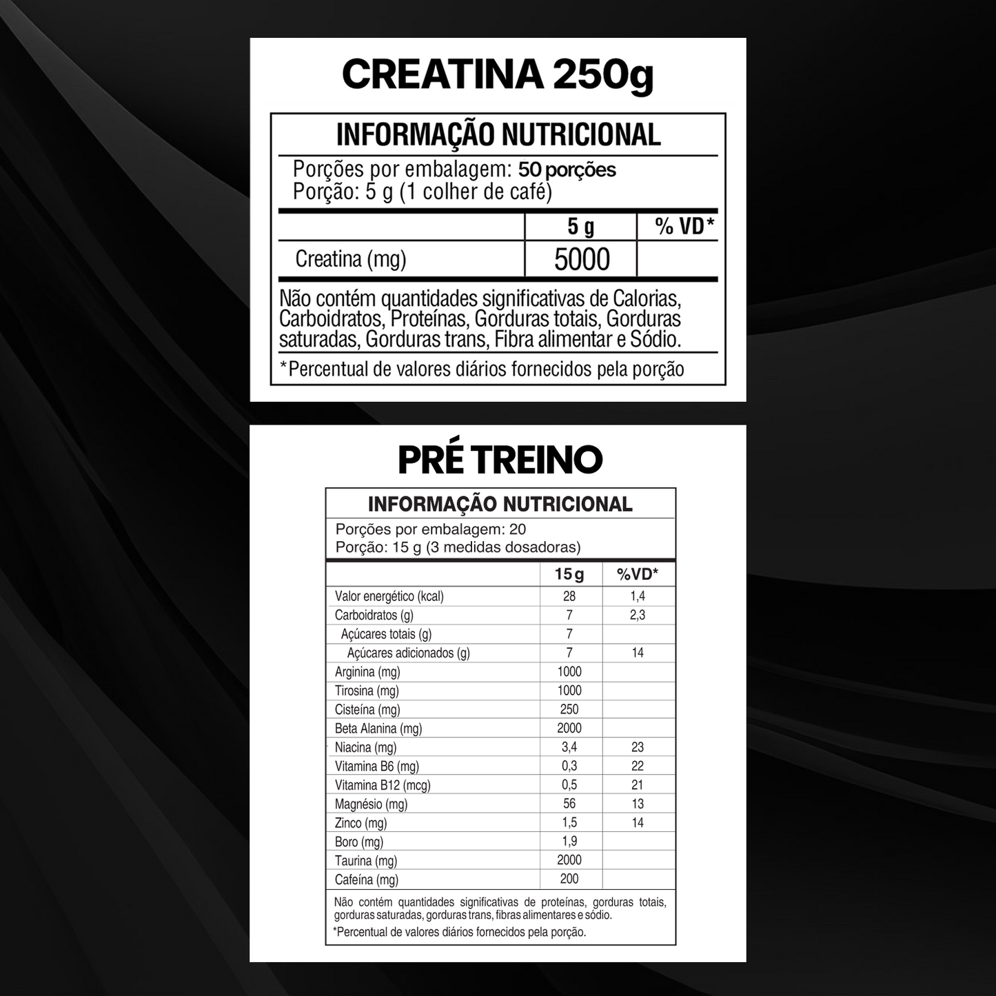 Kit Creatina 250g + Pré Treino Evolution 300g