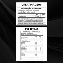 Kit Creatina 250g + Pré Treino Evolution 300g