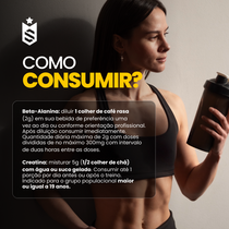 Kit Beta Alanina 250g + Creatina Monohidratada 500g