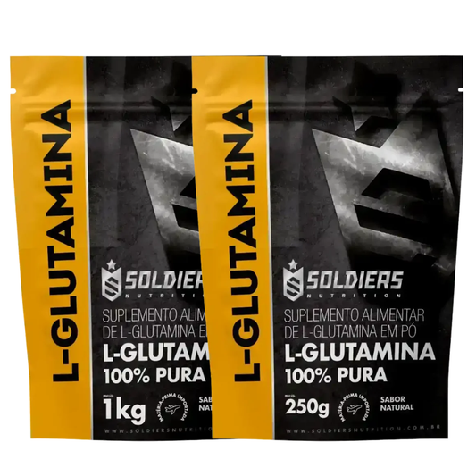 Kit Glutamina 1kg + Glutamina 500g