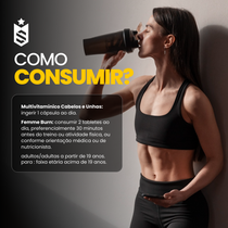 Kit Multivitamínico Cabelos e Unhas 30 Cáps + Femme Burn 90 Tabletes