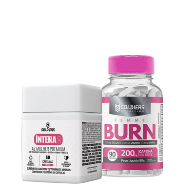 Kit AZ Mulher 60 Cáps + Femme Burn 90 Tabletes