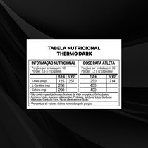 Kit Thermo Dark 200mg Cafeína 60 Cáps + Coqueteleira Slim Like a Soldier 600ml