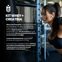 Kit Whey Core 900g + Creatina 150g